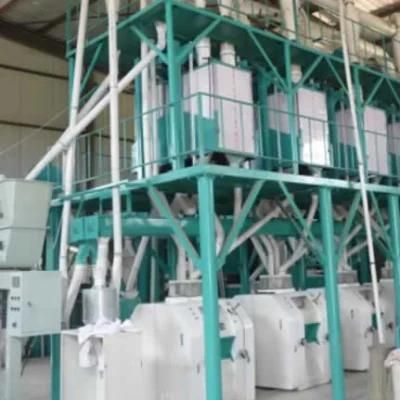 European Standard Fully Automatic 150t/24h Wheat Flour Milling Machine