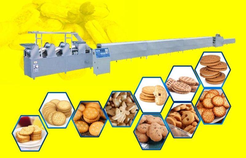 Automatic Best-Selling Skywin Biscuit Cookie Crackers Sandwich Machine Packing Line for Sale