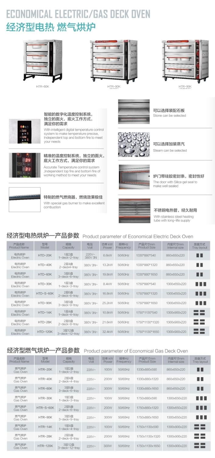 Stainless Steel Gas Food Oven Bakery Supplies
