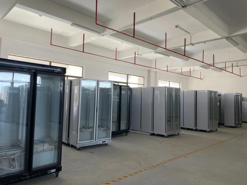 High Quality Beverage Cooler Supermarket Commercial Beer Freezer Three Doors Refrigerator