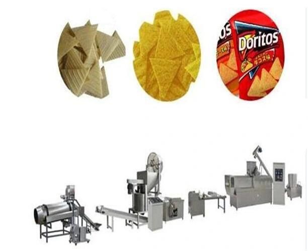 Fried Bugles Dortios Flour Snacks Production Machine