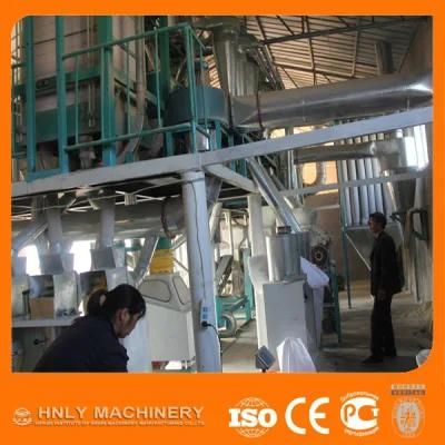Horizontal Corn Degerminator Corn Grits Flour Mill Line