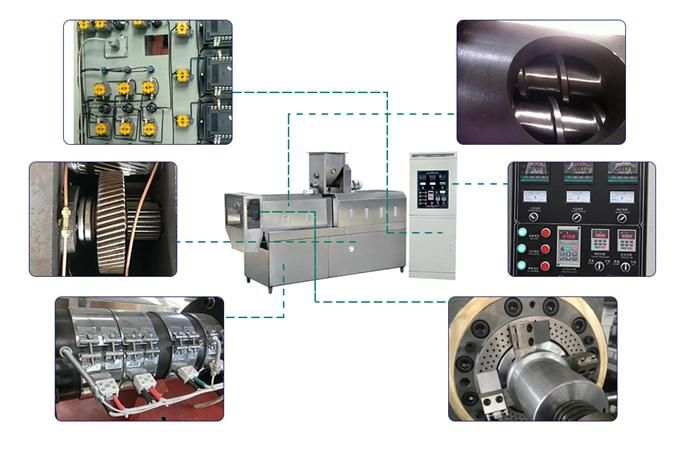 Automastic Pet Food Production Line Dry Dog Food Extrusion Making Machine Fish Feed Machine