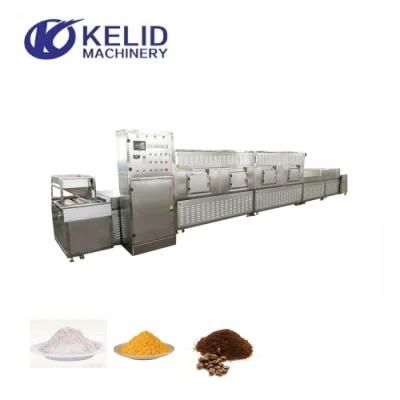 No Pollution Food Microwave Cocoa Powder Beans Powder Dryer Sterilizer