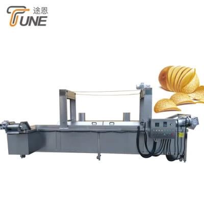 Stainless Steel Continuous Type Potato Chips Deep Fryer