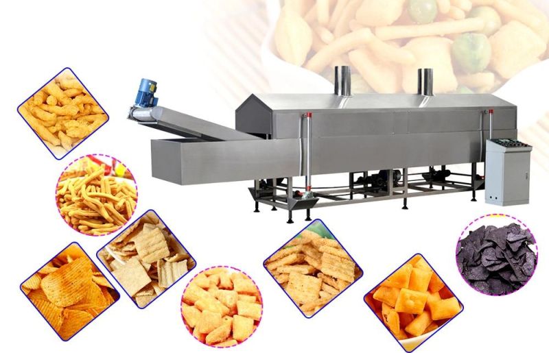 Full Automatic Fried 3D Snack Pellet Mchinery 2D Pellet Chips Snacks Food Making Machine for Sale
