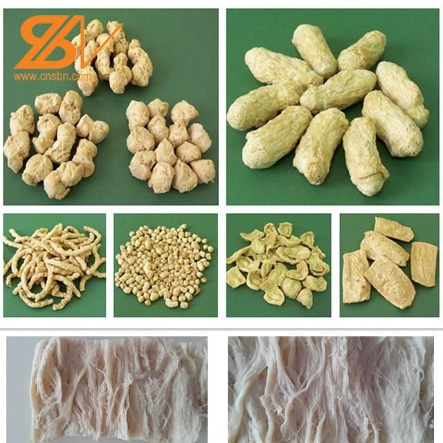 Soya Bean Protein Nuggets Chunks Making Machine Production Line