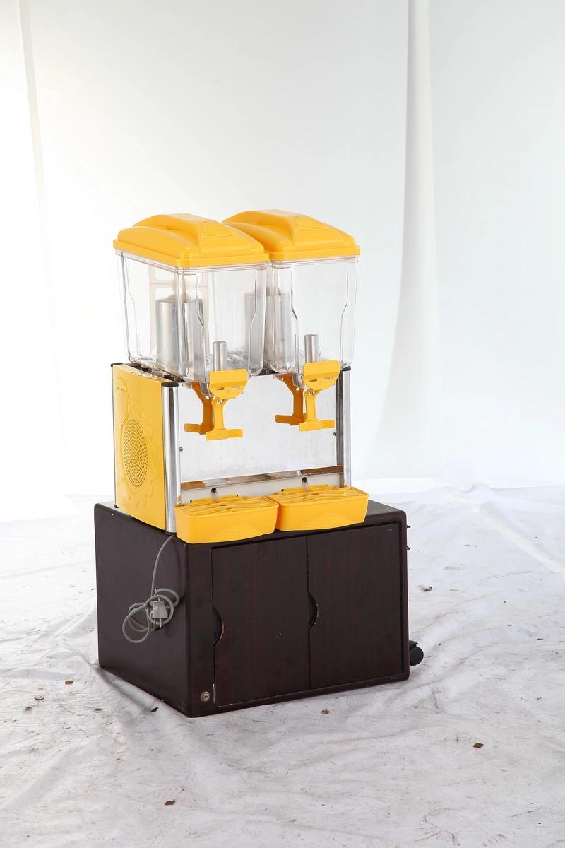Commercial 2 Tank Ice Juice Dispenser