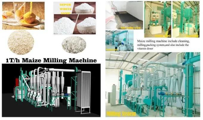Processing Maize Wheat Corn Flour Meal Grits Mill Milling Making Machine