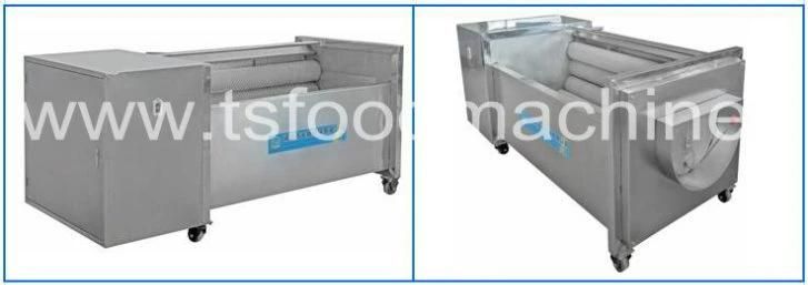 Yam Peeling and Washing Machine with Brush Type