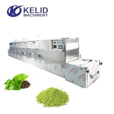 Industrial Tunnel Tea Power Sterilizing Drying Machine