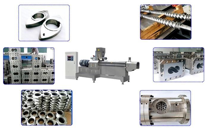 Full Automatic Double Screw Dog Food Production Line Dry Animal Food Making Machine