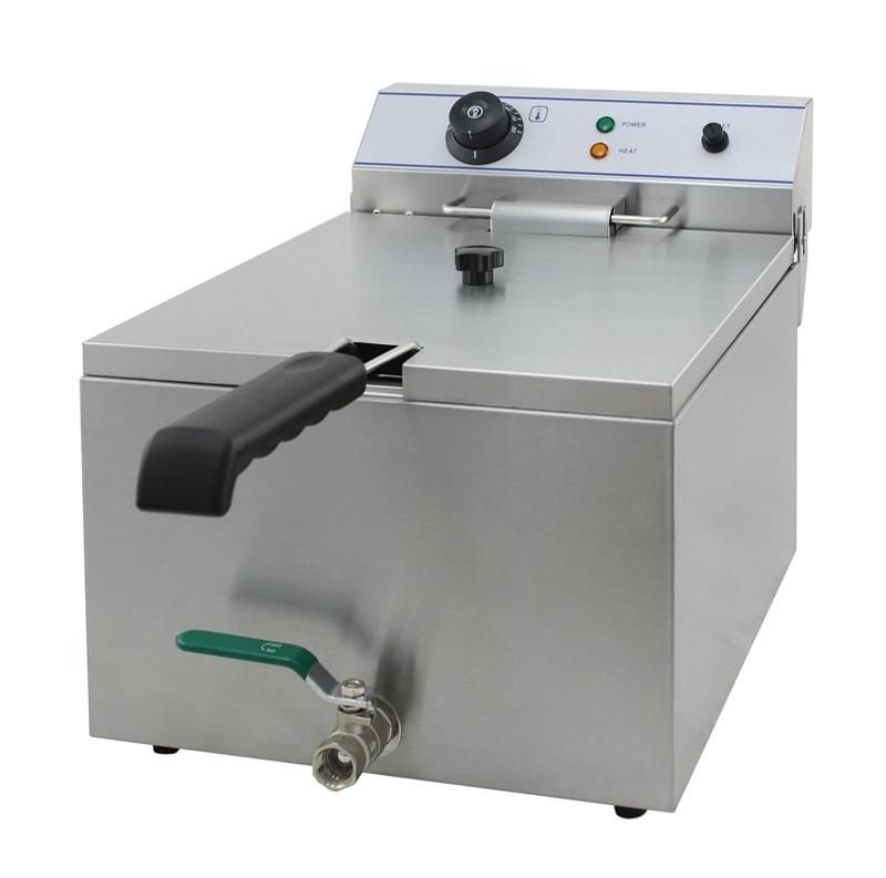 Commercial Donut Industrial Double Deep Auto Life Electric Fryer with CE Approved (Fryer Series)