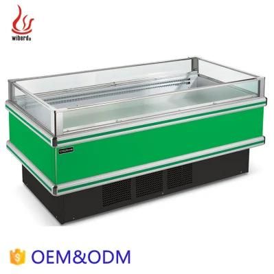 Supermarket Combine Island Freezer/Meat Freezer Showcase