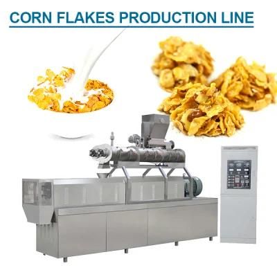 Breakfast Cereals Machine Crispy Corn Flakes Machinery Corn Flakes Equipment