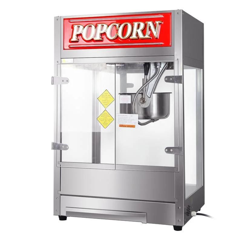 Stainless Steel Commercial Electric 32 Oz Mushroom Popcorn Machine for Cinema