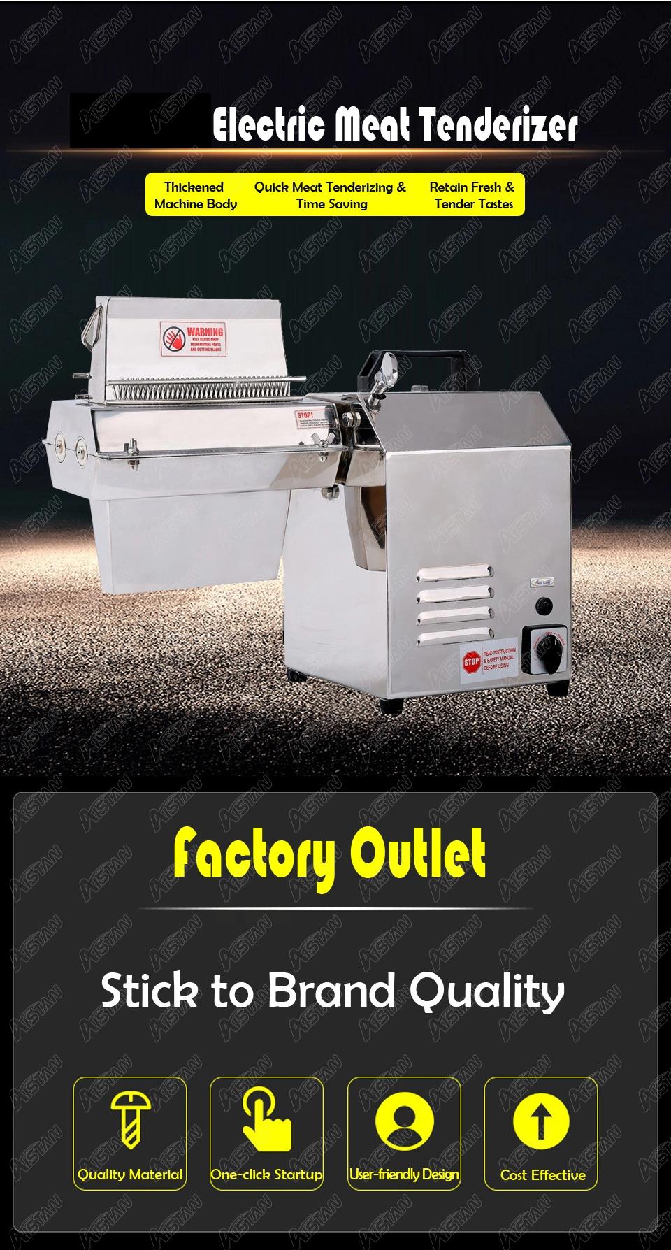 Ets511 Table Top Electric Commercial Stainless Steel Meat Tenderizer Machine Steak Beef Meat Tenderizering 110V 220V