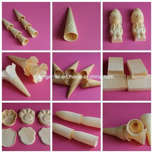 Automatic Waffle Cone Making Rolled Ice Cream Sugar Cone Machine