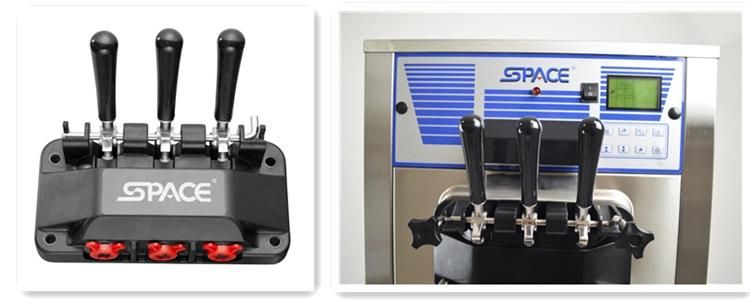 Space High Quality Precooling Stainless Steel Panel Best Soft Ice Cream Machine