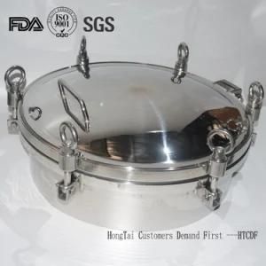 Food Grade SS316 SS304 Tank Vessel Stainless Steel Round Manhole