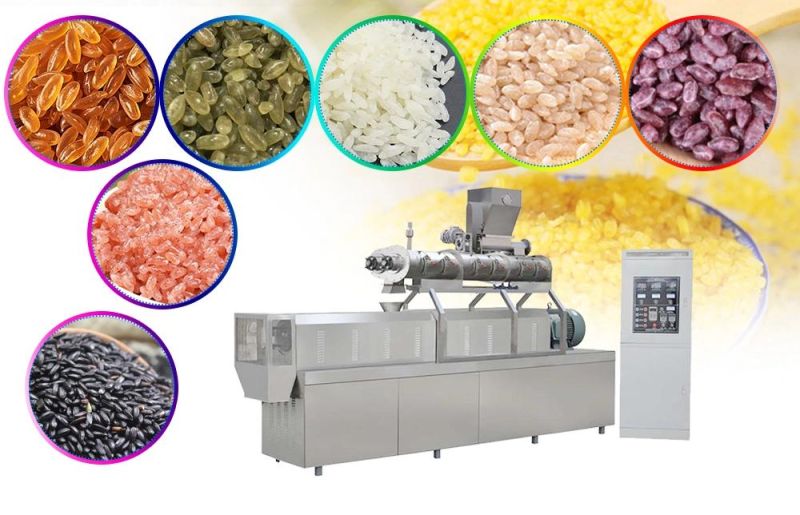 Reconstituted Fortified Rice Extruder Nutritional Artificial Rice Making Machine Hot Sale