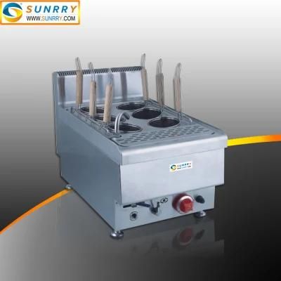 Pasta Cooker with 6 Baskets Pasta and Gas Noodle Cooker
