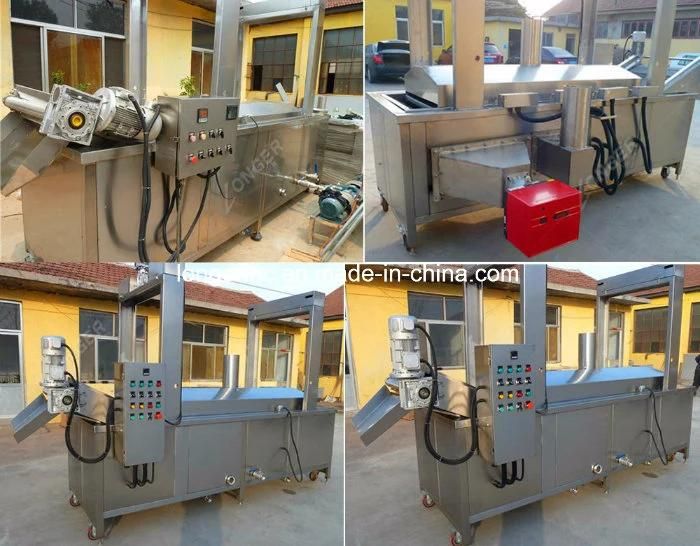 Professional Automatic Industrial Fryer Plantain Chips Frying Machine
