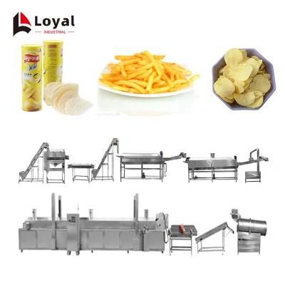 Popular Natural Potato Chips Processing Line French Fried Potato Machines