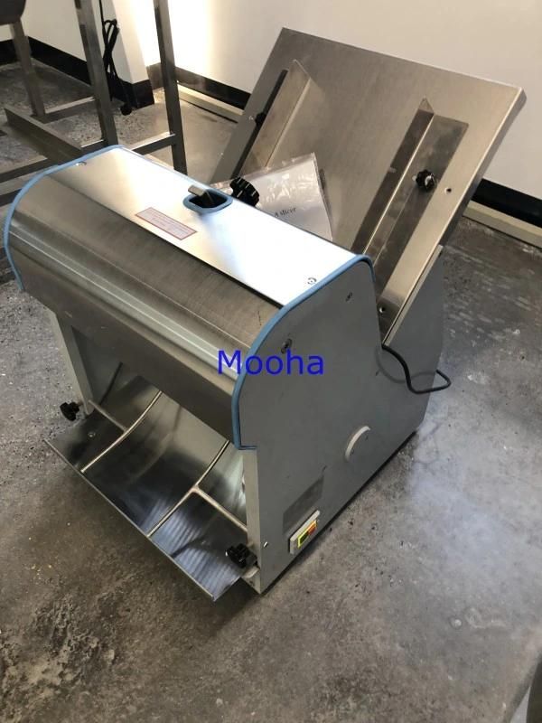 Industrial High Efficiency Electric Bread Slicer (12mm, 8mm, 7mm slice width) Toast Baked Food Making Bakery Machines Loaf Bread Slicer