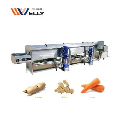High Capacity Vegetable Washing Machine Price Fruit Washing Machine for Olive Turnip