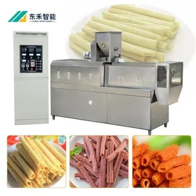 600-800kg/H Large Capacity Twin Screw Extruded Cheese Sticks Puff Snacks Making Machine ...