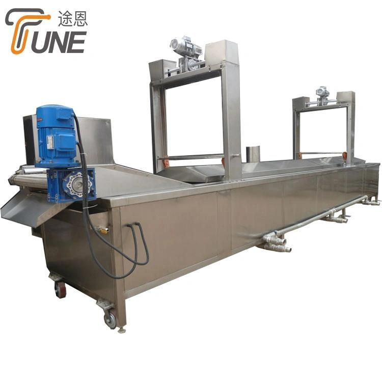 Electric Heating Fryer Machine Line Chicken Fish Continuous Fryer Price