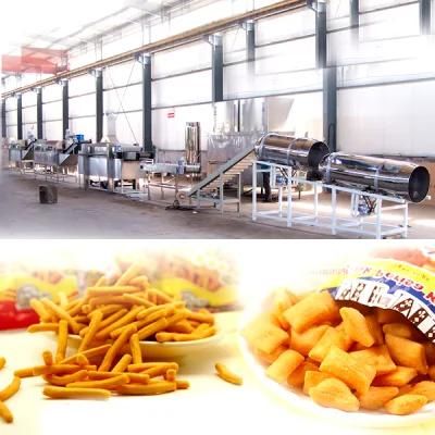 Reliable and Commerical Extruded Fried Chips Snacks Making Extruder for Factory Made in ...