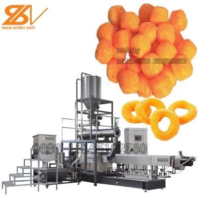 Puff Corn Snack Food Double Screw Extruder Machine