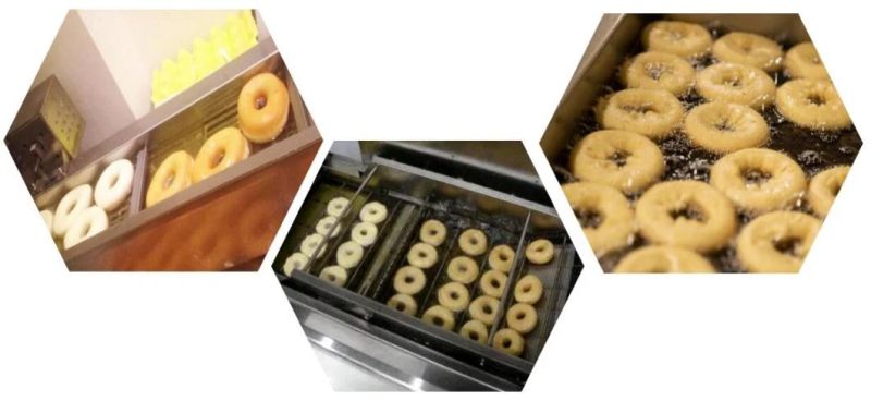 Electric Single Row Mini Maker Doughut Donut Frying Machine