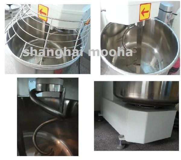 120 Liters Dough Mixer Large Capacity Flour Kneading Bakery Machines 50kg Spiral Dough Bread Mixer