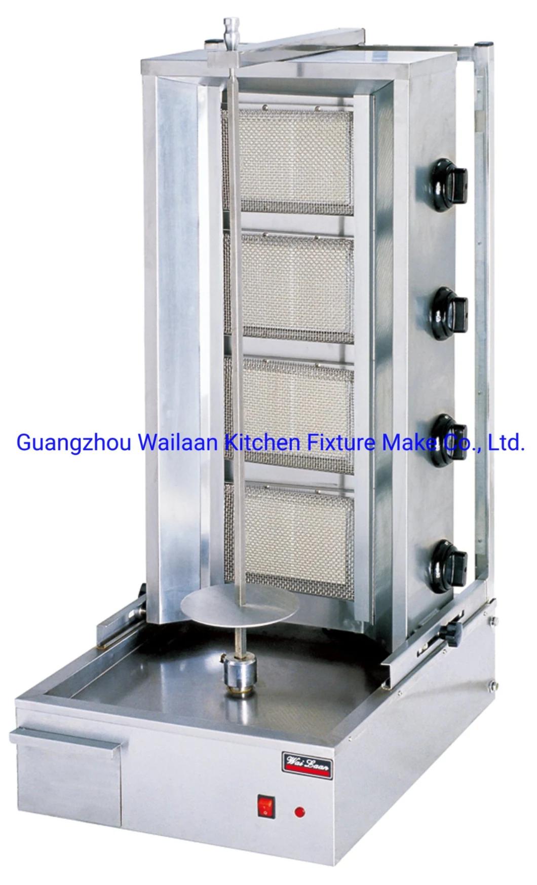 Stainless Steel Electric Grill Doner Kebab Skewer Shawarma Machine