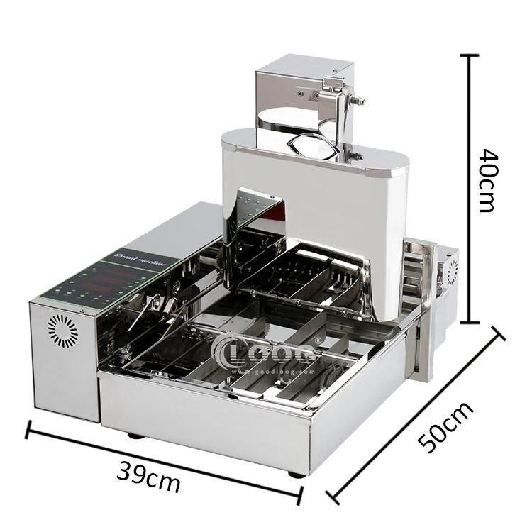 Professional Digital Bun Baker Catering Equipment Donuts Best Commercial Automatic Doughnuts Fryer Machine Stainless Steel Mini Donut Machine Factory Price