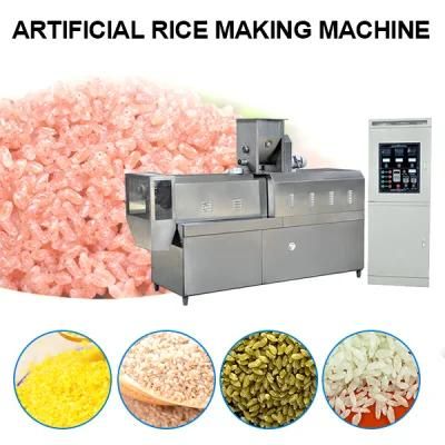 Fortified Rice Puffed Rice/Extruded Cooking Artificial Rice Production Line/Making ...