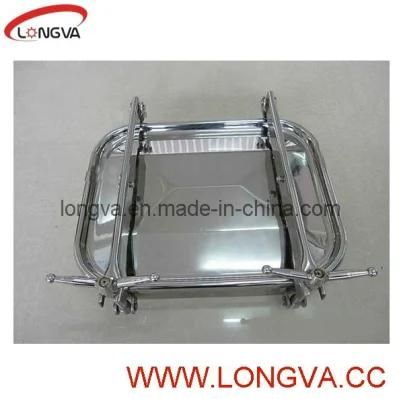 555X430 Sanitary Stainless Steel Retangular Manway Manhole