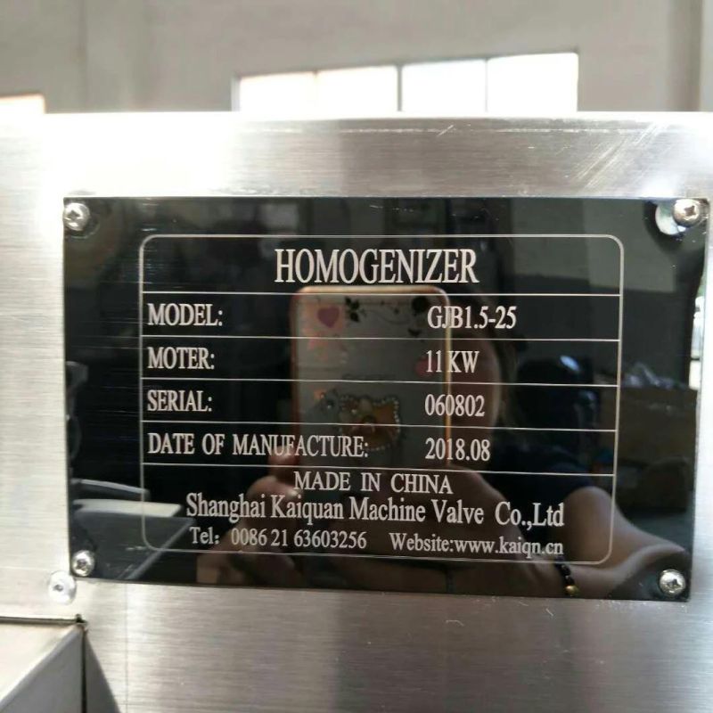 New Milk Juice Soymilk Beverage Ice Cream Homogenizer for Sale