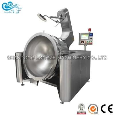 Industrial Electric Cooking Kettle Sesame Cooker Mixer Planetary Stirring Pot Vegetable ...