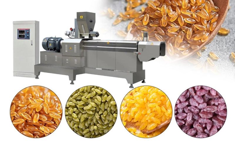 Nutrition Rice Processing Line Artificial Rice Production Line for Factory