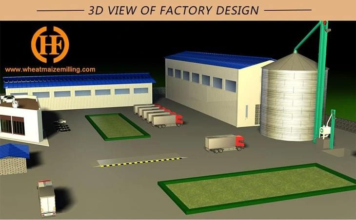 European Standard 100t/24h Maize Milling Equipment