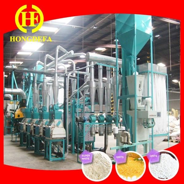 Running Africa Maize Grinder Milling Machine of 30t Per 24h