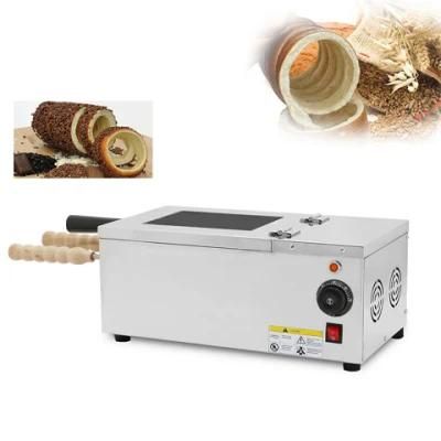 Np24 Electric Ice Cream Cone Baking Oven Mini Chimney Cake Roller Grill Oven Kurtos Kalacs ...