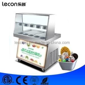 Thai Cold Pan Ice Pan Fry Fried Ice Cream Roll Machine