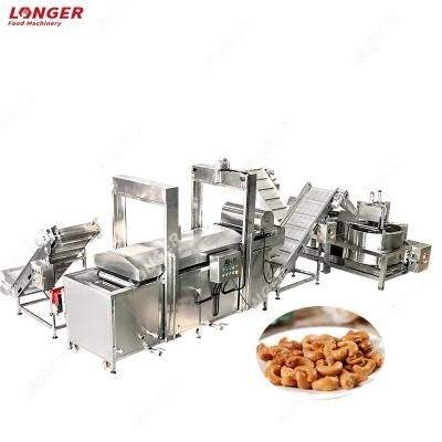 Longer Peanut Frying and Peeling Machine Groundnut Frying Production Line