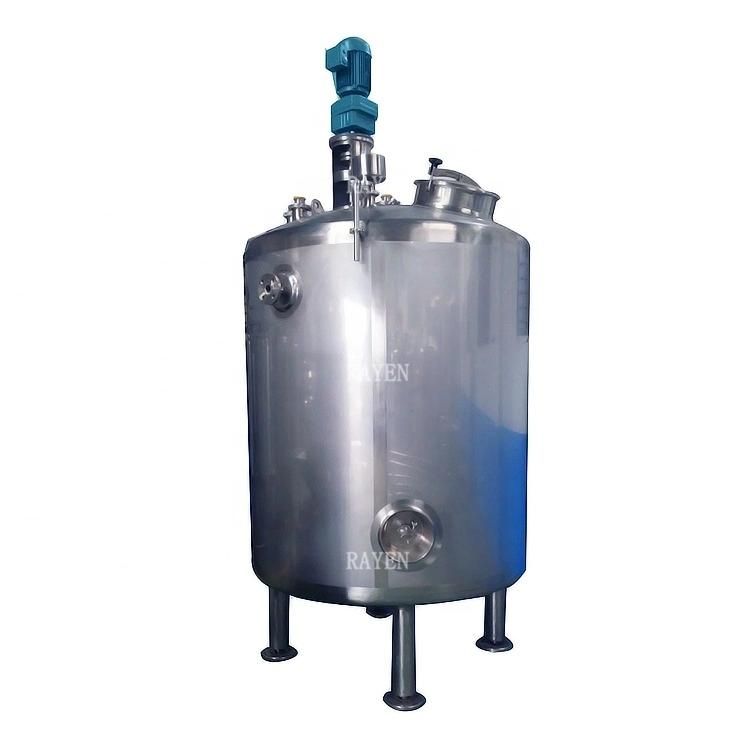 SUS304 or 316L Stainless Steel Agitator Tank Chemical Mixer Tank