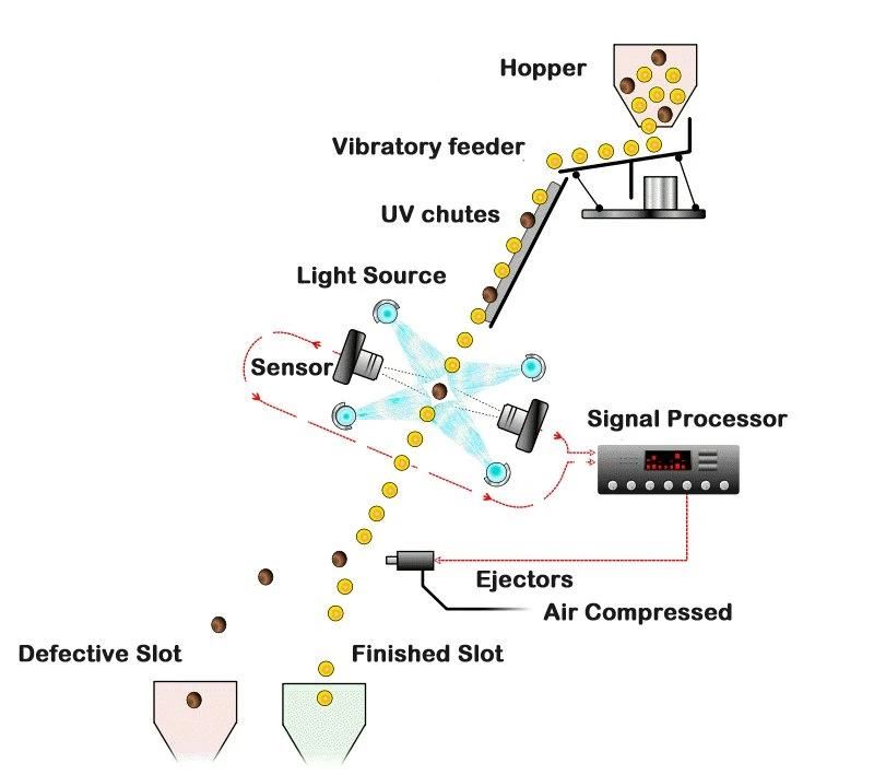 Electronic Agricultural Color Sorter